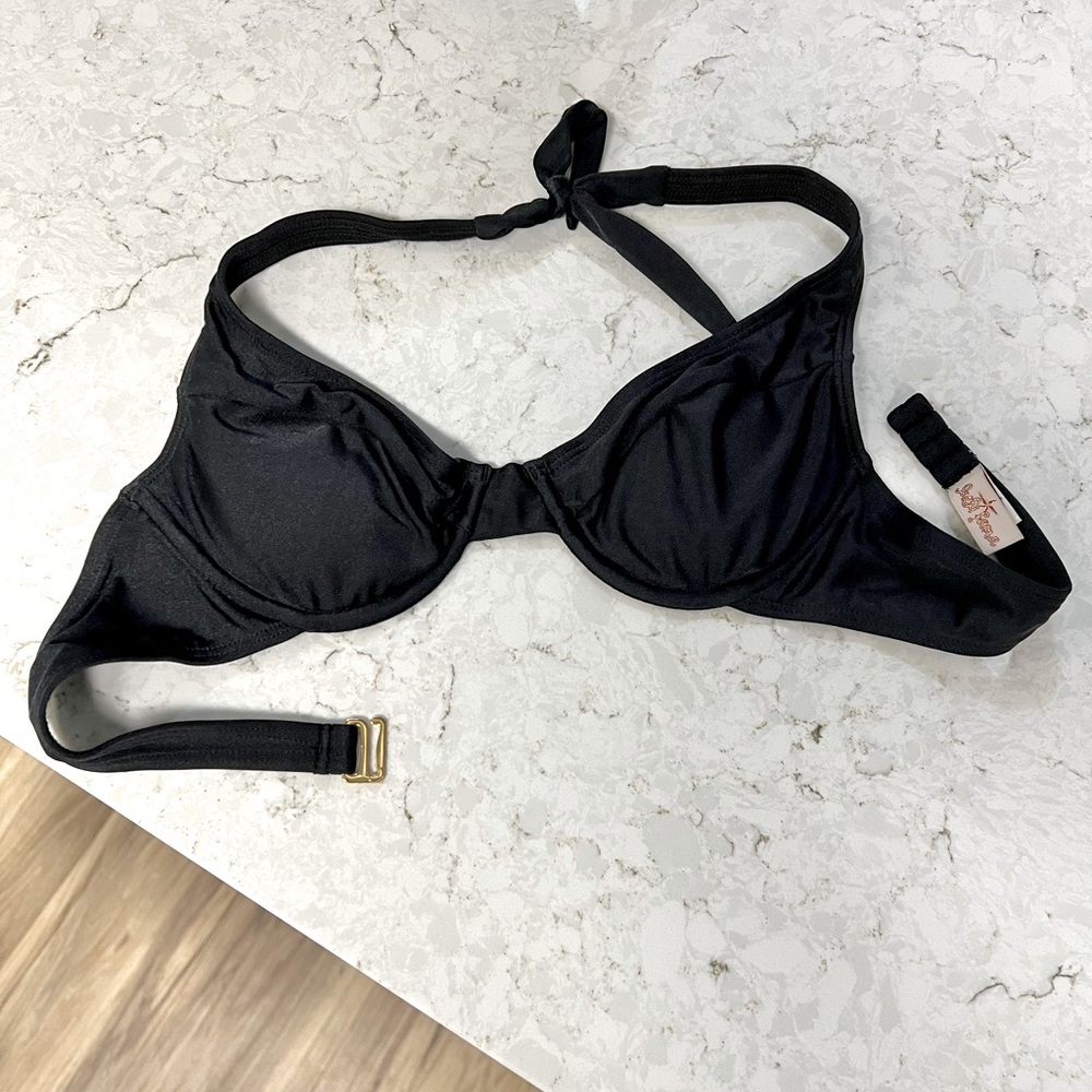 Luli Fama Underwire Halter Top